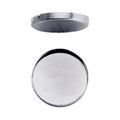 Round Sterling Silver Bezel Cups