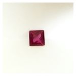 6 x 6 Ruby Cubic Zirconia