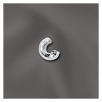 Sterling Silver Crimp Cover 3mm