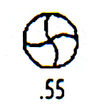 Indian Design Stamp S55