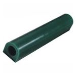 green flat side  tube with rd hole