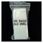 2" X 3" Plain Ziplock