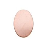 oval copper disc