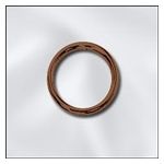 18ga 8mm Open Copper Jump Ring, 100pk