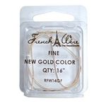 New Gold Color French Wire (Fine) 16"