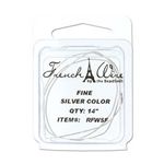 Silver Color French Wire (Fine) 16"