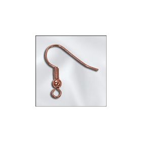 Copper Shepards Hook w/ 2mm Ball
