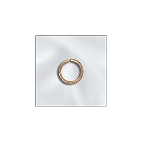 6mm (OD) gold filled open jump ring, pk of 10