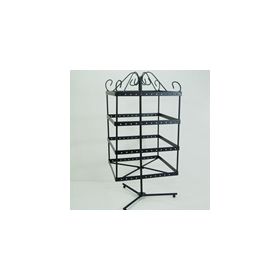 Square Black Rotating Earring Stand