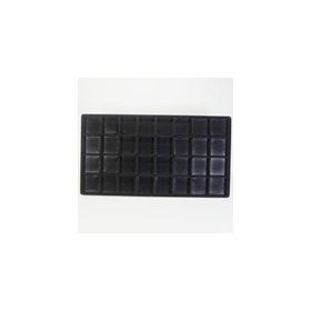 36 Compartment Black Flocked
