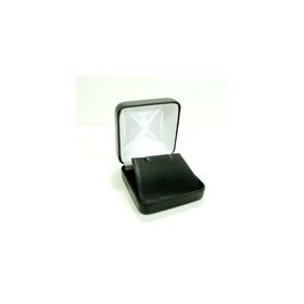 Black Faux Leather Earring/Pendant Box