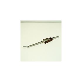 Curved Cross-Lock Tweezer w/Fiber grip