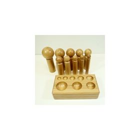 Large Wood Dapping Set w/ 10 punches