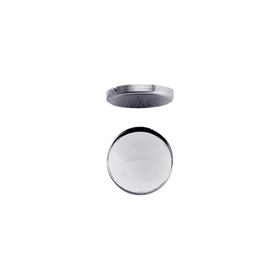 4mm Sterling Silver Round Bezel Cup