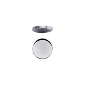 10mm Sterling Silver Round Bezel Cup