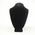 Medium Black Velvet Contoured Bust