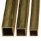 Square Tube,Brass-5/32" Wide squared, 12"length .014 Wall