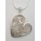 Filigree heart pendant