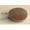 notched stone pendant