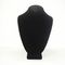 Medium Black Velvet Contoured Bust